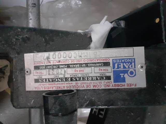 Leilão de Veículo - R/FREE HOBBY FH16 - São Paulo/SP 